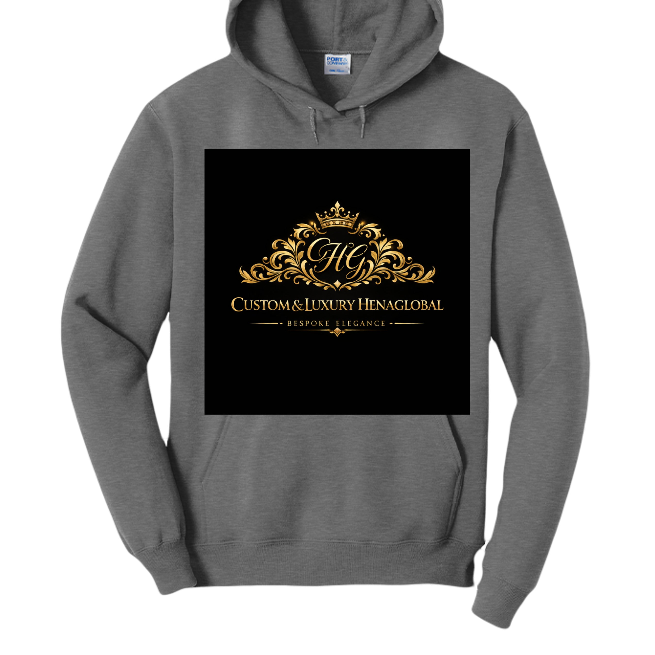 Dark Heather Grey - PC78HT - FRONT