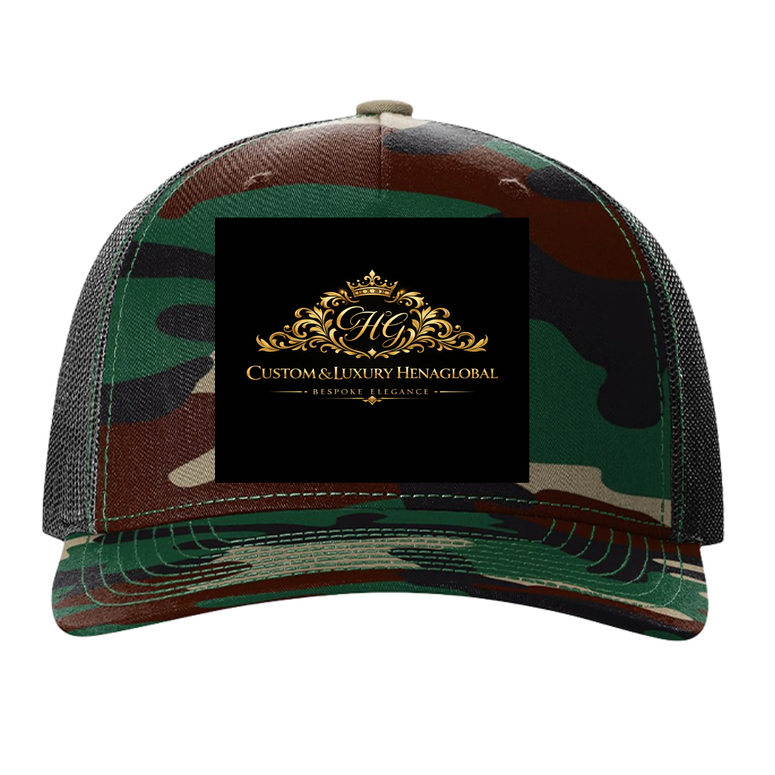 Green Camo/ Black - 112PFP - FRONT